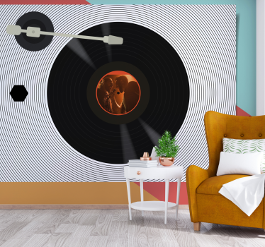 Fotomurale musicale amore per i vinili - TenStickers