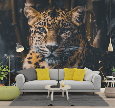 Fotomurale paesaggi Stupendo leopardo della fauna selvatica - TenStickers