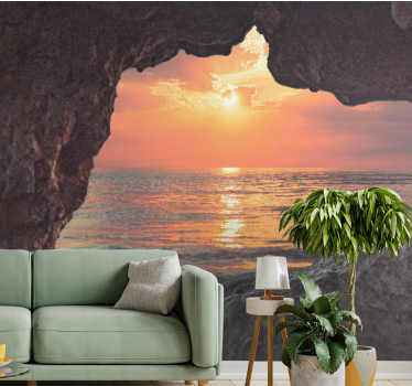 Fotomurale paesaggi vista del tramonto sul mare - TenStickers