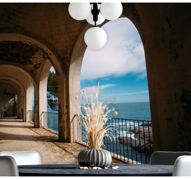 Fotomurale paesaggi vista dell'arco costiero - TenStickers