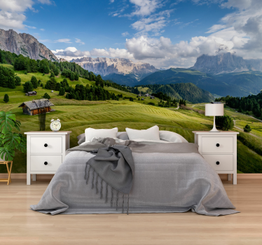 Fotomurale paesaggi vista di serenità montuosa - TenStickers