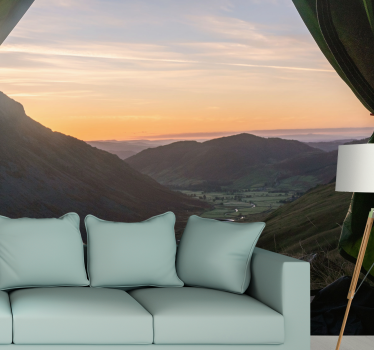 Fotomurale paesaggi vista montagna pittoresca - TenStickers