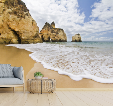 Fotomurale paesaggi vista sulle scogliere sul mare - TenStickers
