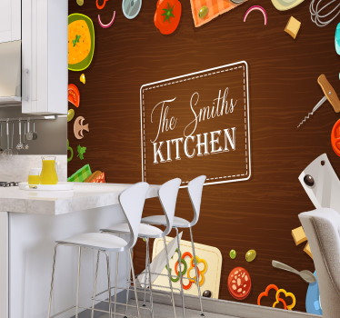 Fotomurale per cucina calde vibrazioni culinarie - TenStickers