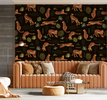 Fotomurali animali diversi modello tigre - TenStickers