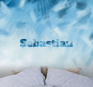 Fotomurale personalizzato creazione nome personalizzato - TenStickers
