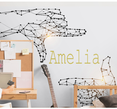 Fotomurale personalizzato gesto interattivo della mano - TenStickers