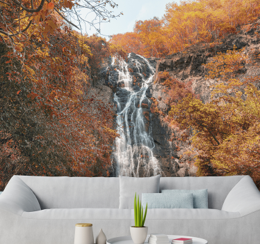 Fotomurali cascate acqua fluttuante maestosa - TenStickers