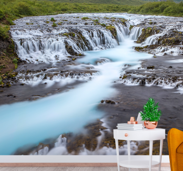 Fotomurali cascate flusso d'acqua sereno - TenStickers