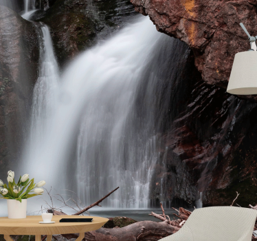 Fotomurali cascate prospettiva grande cascata - TenStickers