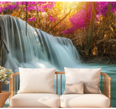 Fotomurali cascate torrente grande cascata - TenStickers