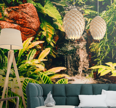 Fotomurali natura ambientazione tropicale vivace - TenStickers