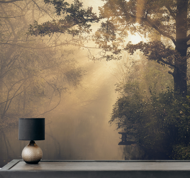 Fotomurali natura paesaggio forestale luminoso - TenStickers