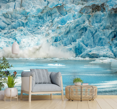 Fotomurali natura panorama del ghiaccio glaciale - TenStickers