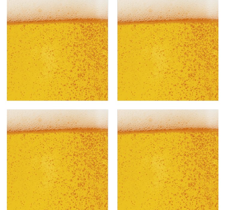 Effetto birra sottobicchiere della birra - TenStickers