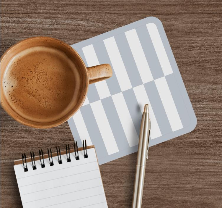 Sottobicchieri con motivi a righe - TenStickers