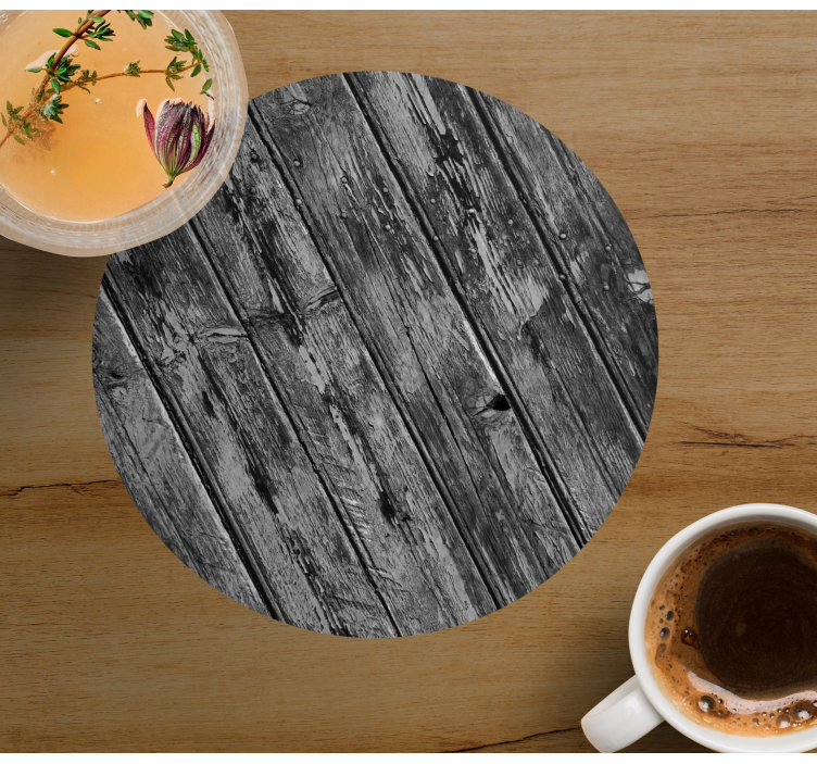Sottobicchieri con motivi legno rustico - TenStickers
