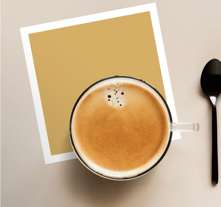 Sottobicchieri con motivi texture della bevanda - TenStickers