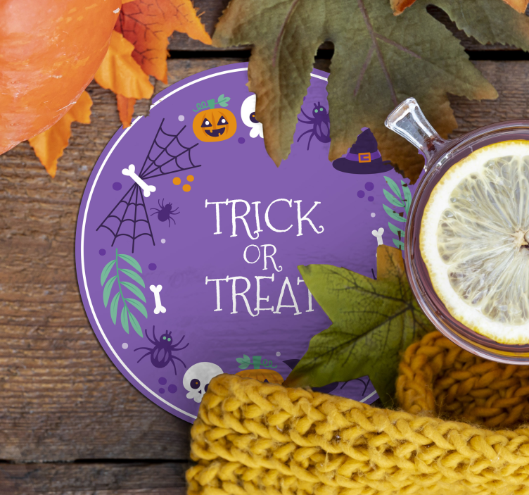 Sottobicchieri halloween design a tema halloween - TenStickers