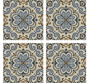 Splendido sottobicchiere con stampa floreale - TenStickers
