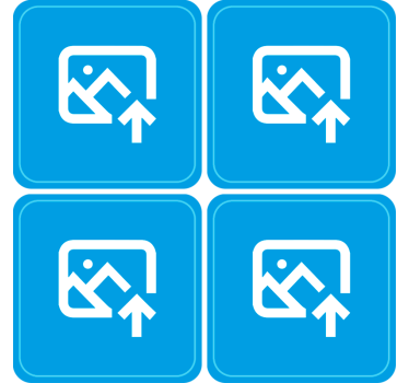 Sottobicchiere  personalizzabile Foto di coppia - TenStickers
