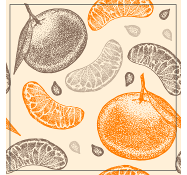 Sottobicchieri con motivi frutta agrumata - TenStickers