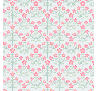 Sottobicchieri con motivi floreali pastello - TenStickers