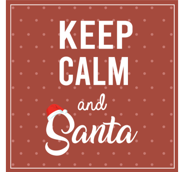 Sottobicchieri natalizi con design di citazioni festive - TenStickers