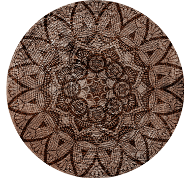 Sottobicchieri con motivi motivo pizzo intricato - TenStickers