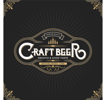 Sottobicchieri birra etichetta birra di qualità premium - TenStickers