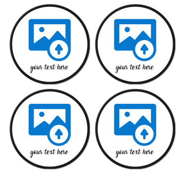 Sottobicchiere con foto personalizzabile - TenStickers