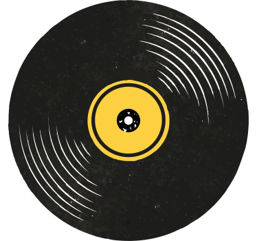 Sottobicchieri nerd opere d'arte in vinile - TenStickers