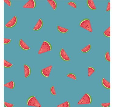 Sottobicchieri moderno motivo anguria colorata - TenStickers