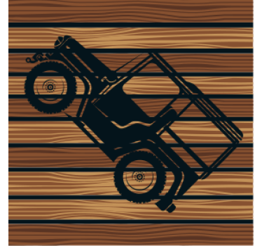 Sottobicchieri con motivi veicolo fuoristrada vintage - TenStickers