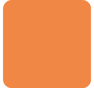 Sottobicchieri con motivi superficie arancione semplice - TenStickers