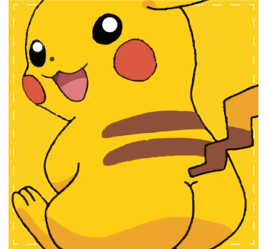 Sottobicchieri vintage personaggio giallo animato - TenStickers