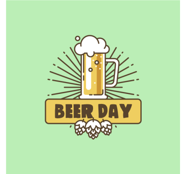 Sottobicchieri birra festa della birra - TenStickers