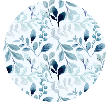 Sottobicchieri con motivi foglie floreali - TenStickers