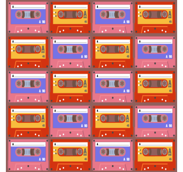 Sottobicchieri vintage cassette audio retrò - TenStickers