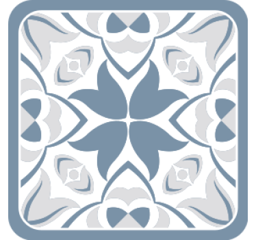 Sottobicchieri con motivi concetto floreale elegante - TenStickers