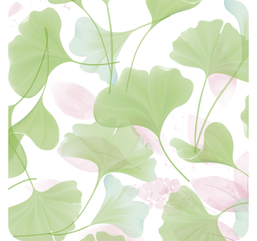 Sottobicchieri con motivi foglie lussureggianti - TenStickers