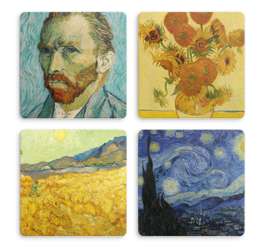 Altri sottobicchieri l'arte di van gogh - TenStickers