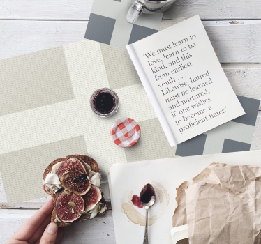 Sottobicchieri in vinile con croce scandinava - TenStickers