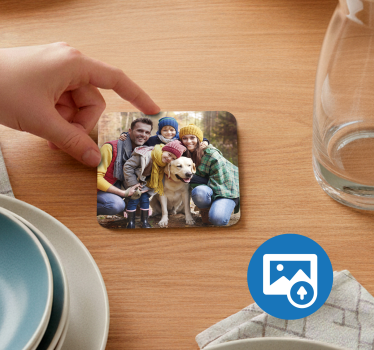 Sottobicchiere personalizzato con foto - TenStickers