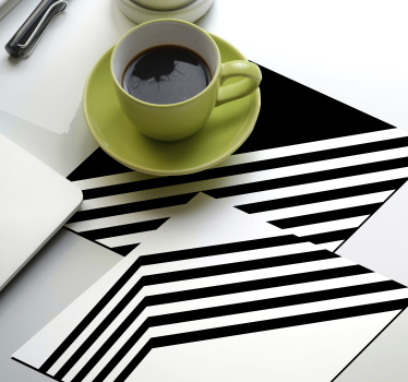 Sottobicchiere moderno Strisce moderne - TenStickers