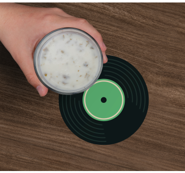 Sottobicchiere vintage Set da discoteca per ogni set - TenStickers