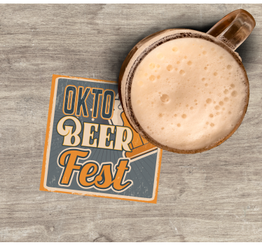 Sottobicchieri birra festa della birra oktoberfest - TenStickers