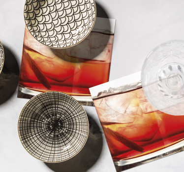 Sottobicchieri birra vassoio whiskey on rocks - TenStickers