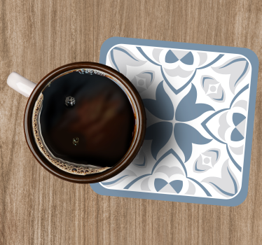Sottobicchieri con motivi concetto floreale elegante - TenStickers