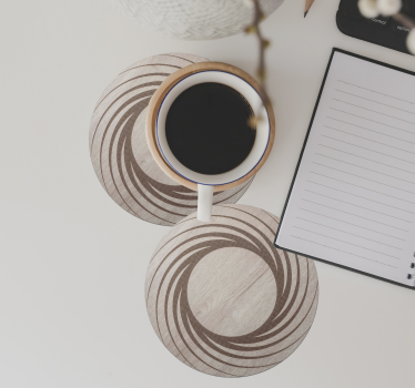 Sottobicchieri con motivi motivi circolari naturali - TenStickers